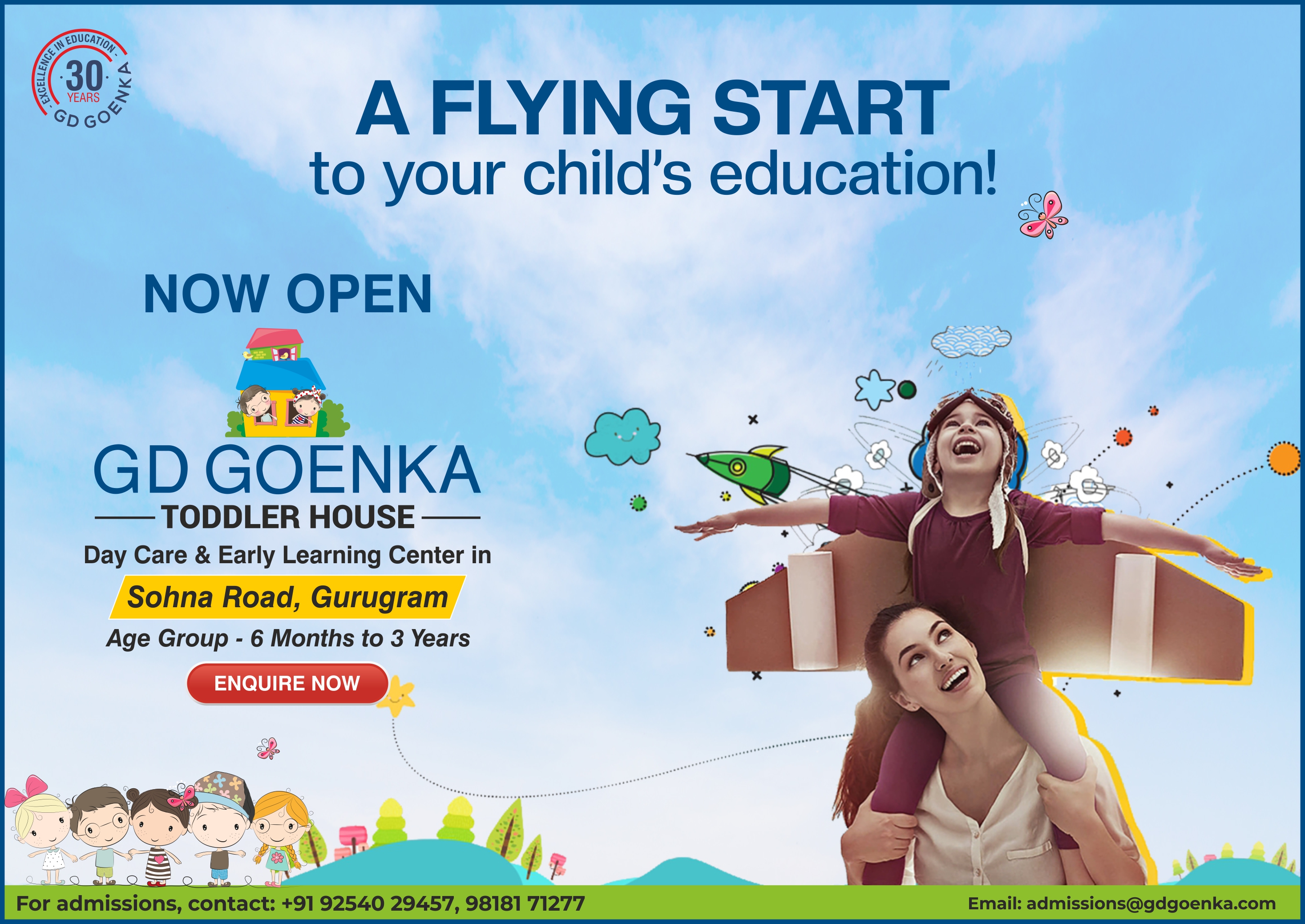 Admissions Enquiry for GD Goenka Toddler House, Sohna, Gurugram
